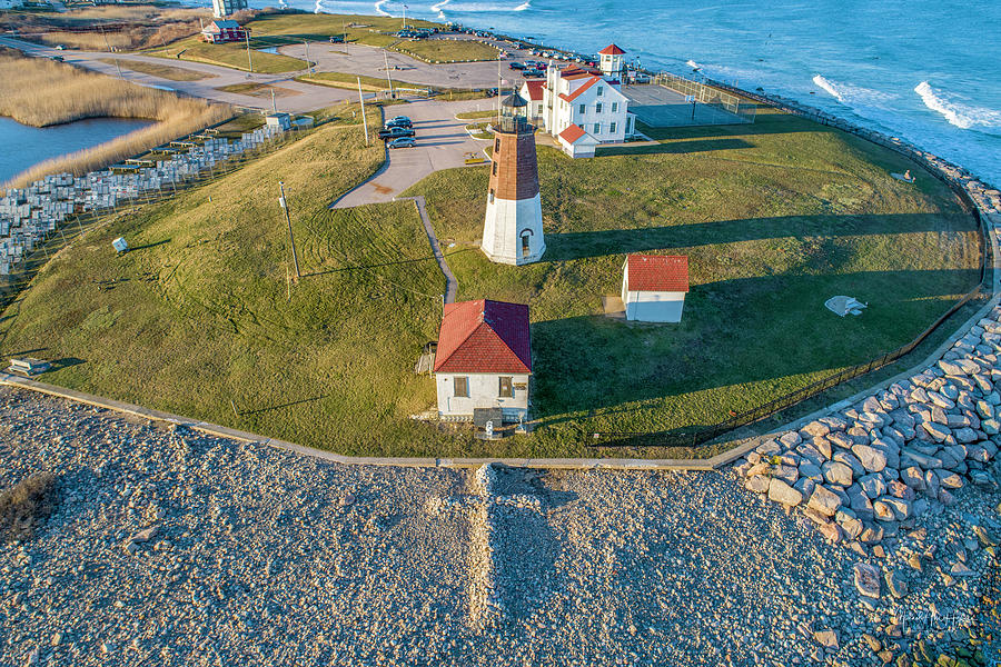 Easter at Point Judith  Photograph by Veterans Aerial Media LLC