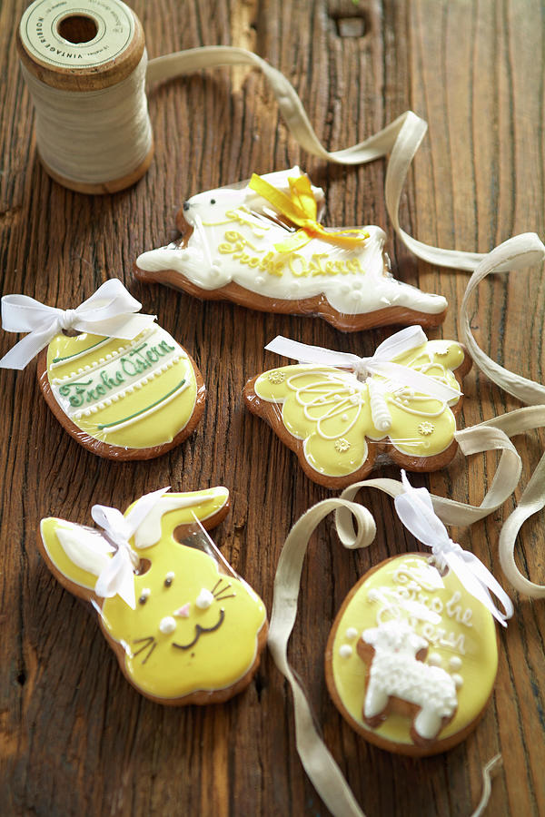 Easter Biscuits For Hanging Up Photograph by Sven C. Raben