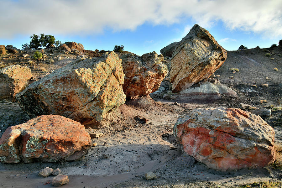 Easter Egg Rocks at BLM Bentonite Site Photograph by Ray Mathis