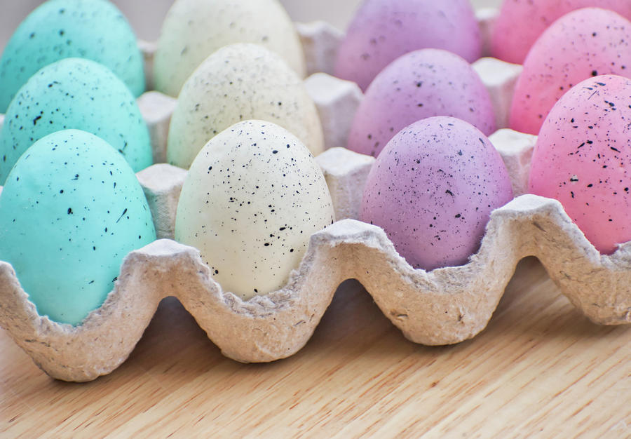 Easter Eggs 31 #pastel Photograph by Andrea Anderegg