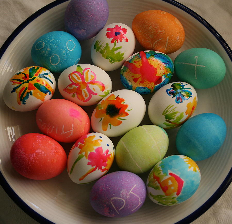 Easter Eggs Photograph by Marna Edwards Flavell