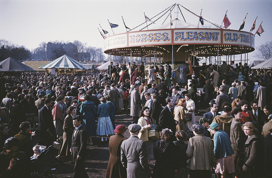 Easter Fair In Hampstead Photograph by Bert Hardy
