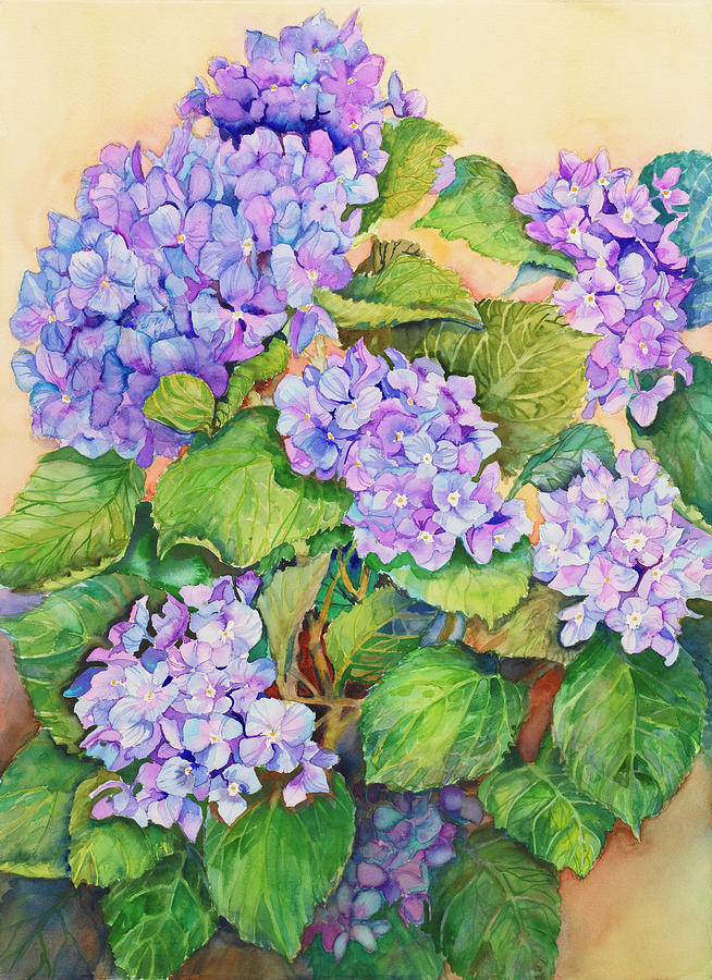 Easter Hydrangea Painting by Joanne Porter - Fine Art America