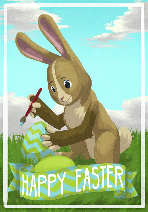 Easter Painting Digital Art by Sd Graphics Studio