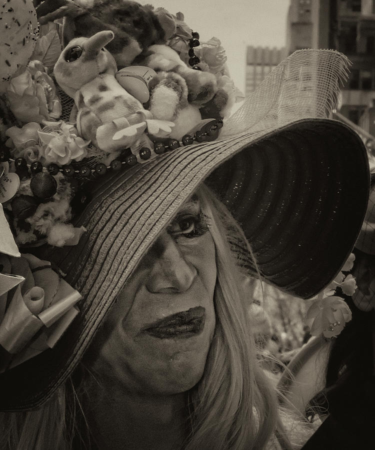 Easter Parade 4_21_2019 NYC Elderly and Hat Photograph by Robert Ullmann