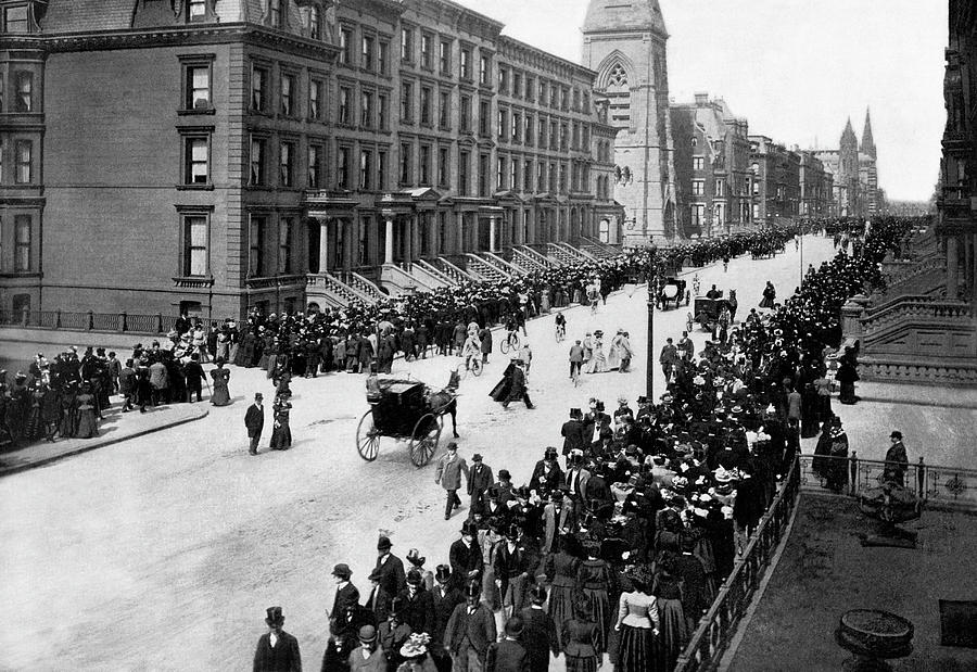 Easter Parade on Fifth Avenue, New York City Painting by Unknown - Fine ...