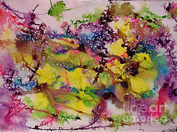 Abstract Painting - EasterII by Kimberly Ekes