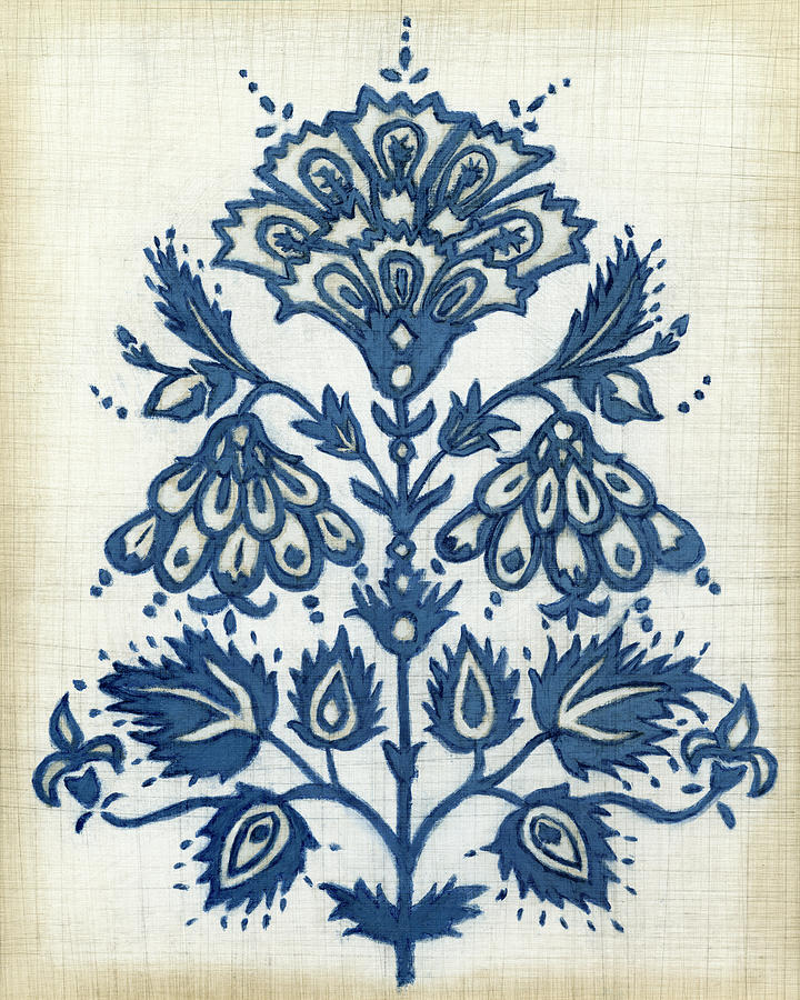 Flower Painting - Eastern Indigo I by Megan Meagher