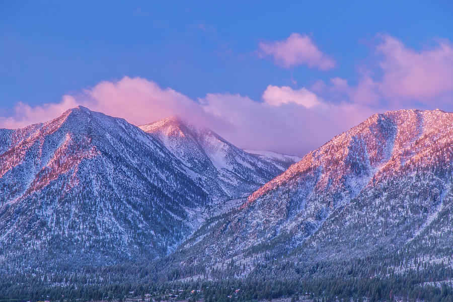 Eastern Sierra Alpenglow Photograph by Marc Crumpler