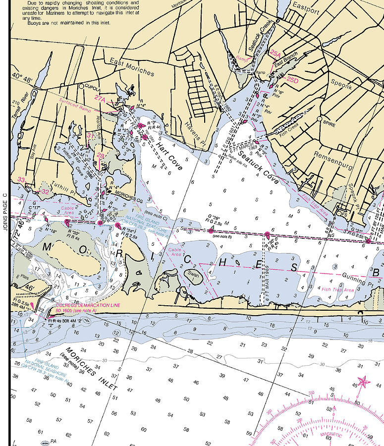 Eastport-new York Nautical Chart Mixed Media by Sea Koast | Pixels