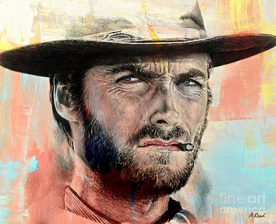 Eastwood paint edit Mixed Media by Andrew Read