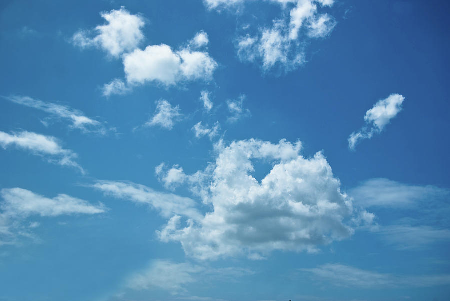 Easy Breezy Cloudscape And Blue Sky Photograph by Jaminwell