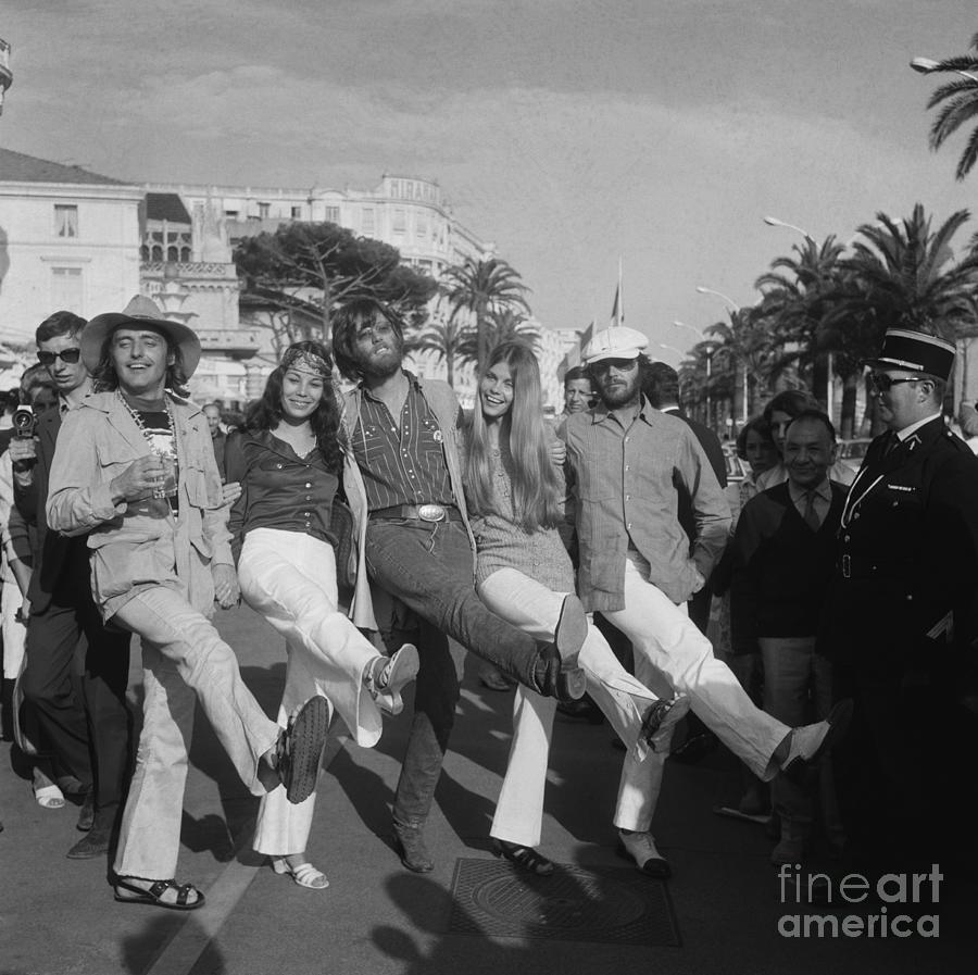 Easy Rider Actors In Cannes Photograph by Bettmann