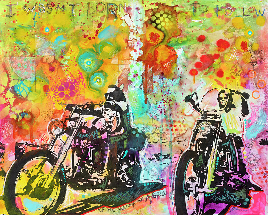 Movie Mixed Media - Easy Rider by Dean Russo- Exclusive