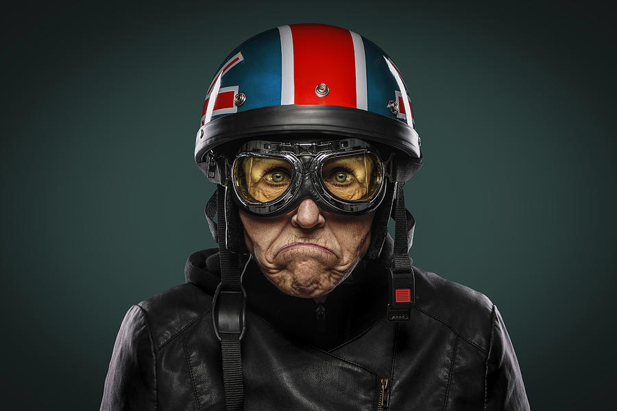 Goggle Photograph - Easy Rider by Marc Sabat