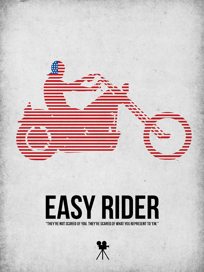 Dennis Hopper Digital Art - Easy Rider by Naxart Studio