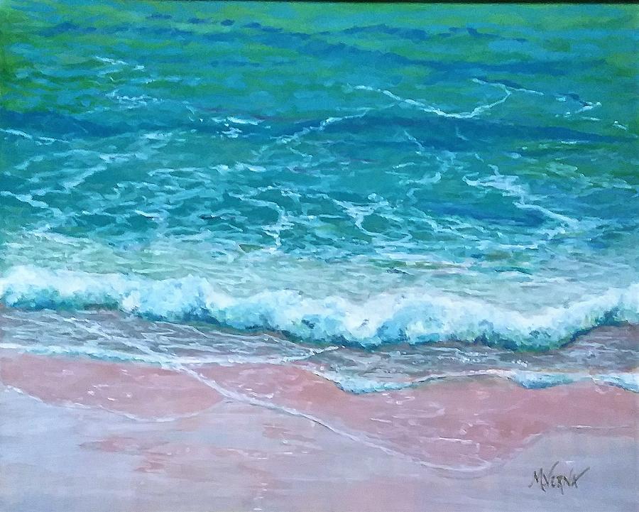 Easy Waves Painting by Marianne Verna