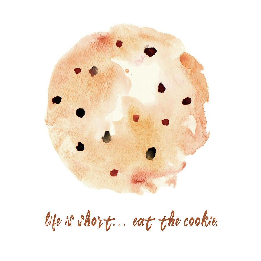 Inspirational Painting - Eat The Cookie by Sundance B