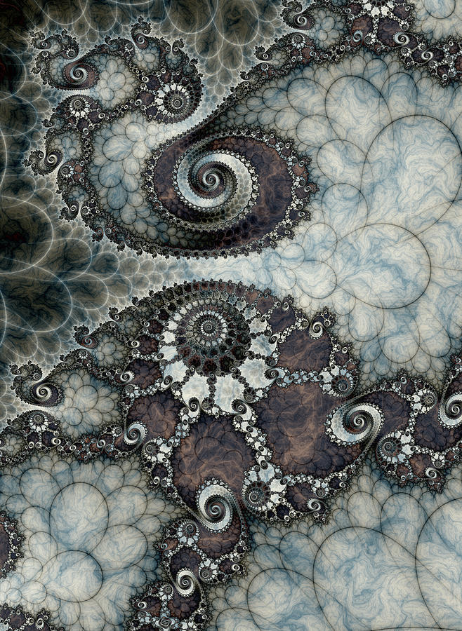 Abstract Digital Art - Ebb And Flow by Fractalicious