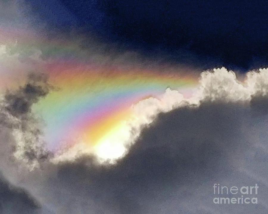Eclipse Rainbow Photograph by Kathy Strauss