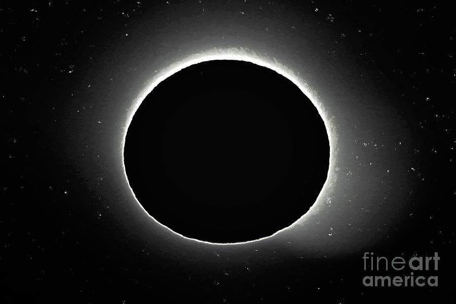 Space Photograph - Eclipse by Scott Cameron