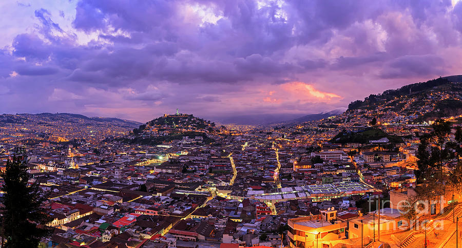 Ecuador, Quito, Cityscape With El Photograph by Westend61