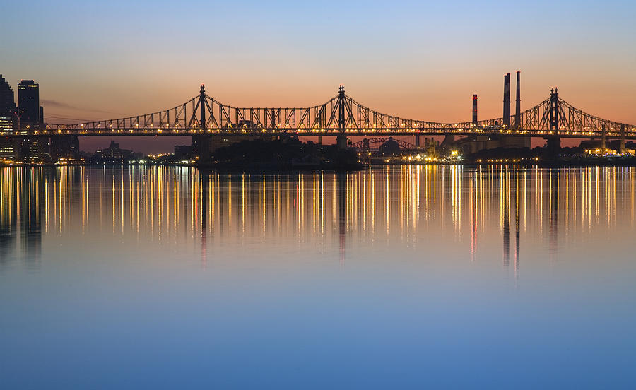 Ed Koch Queensboro Bridge At Dawn Photograph by John Cardasis