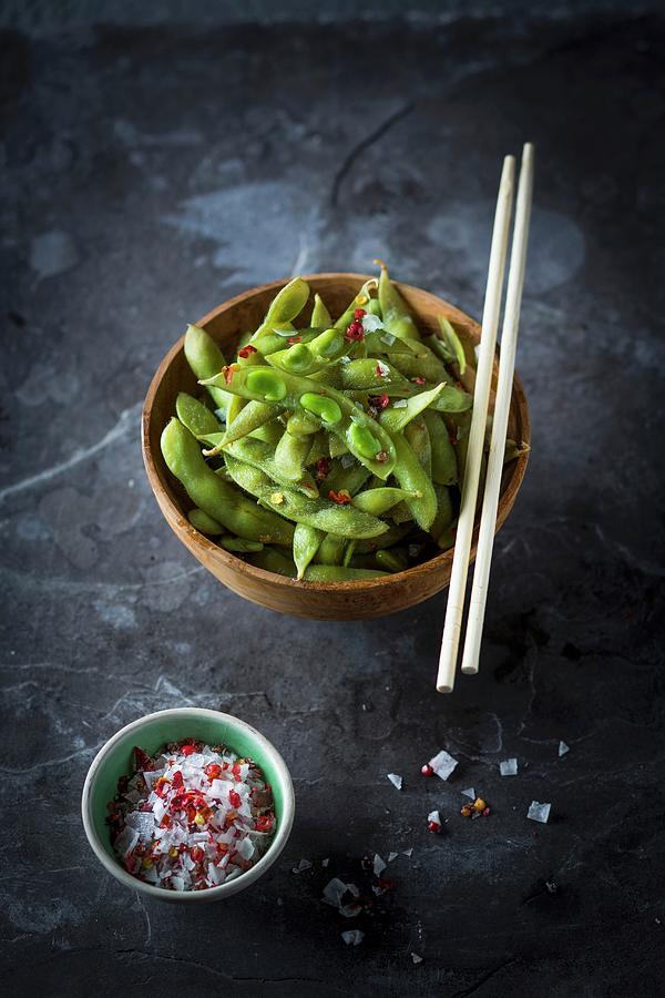 Edamame Beans With Chilli Salt Photograph by Great Stock! Fine Art