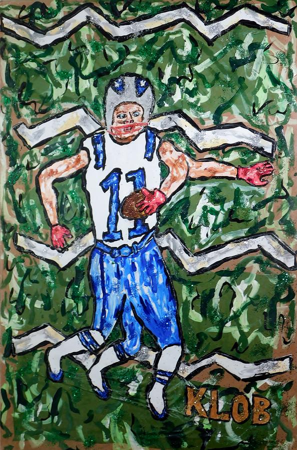 Edelman Running Downfield During Super Bowl by Kevin OBrien Edelman Running Downfield During Super Bowl by Kevin OBrien
