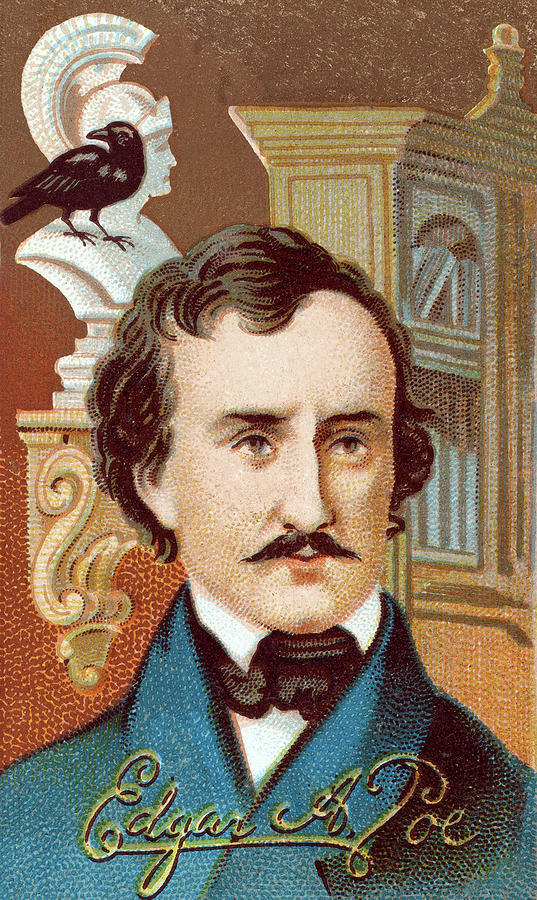 Edgar Allan Poe, American Author Photograph by Science Source