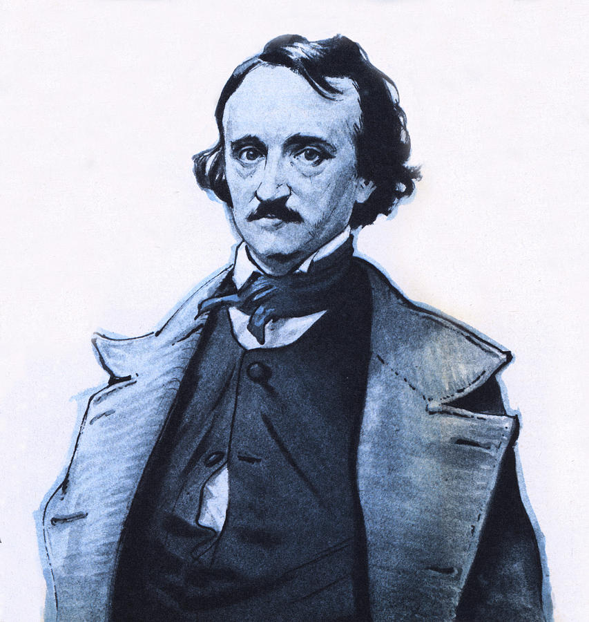 Edgar Allan Poe Portrait Painting By Ralph Bruce Pixels
