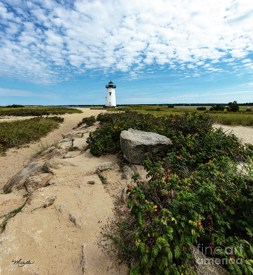 Beach Photograph - Edgartown Lighthouse Marthas Vineyard by Michelle Constantine