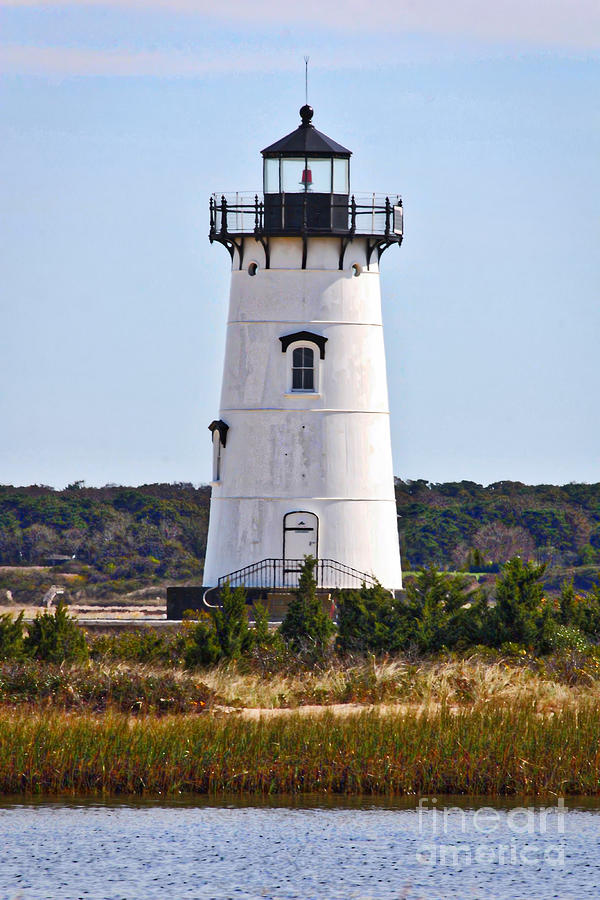 Edgartown Lighthouse Vertical Photograph by Carol Groenen