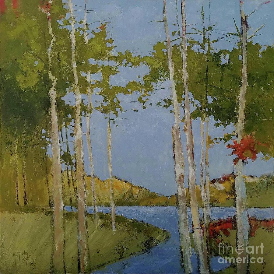 Edge of Autumn Painting by Mary Hubley