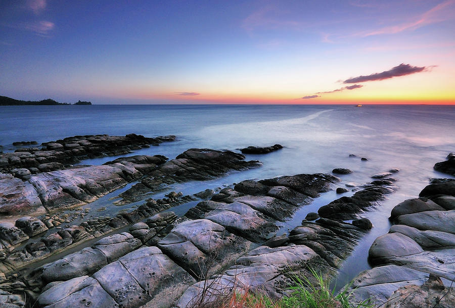 Edge Of The Land Tip Of Borneo At Dusk Photograph by Nora Carol Photography