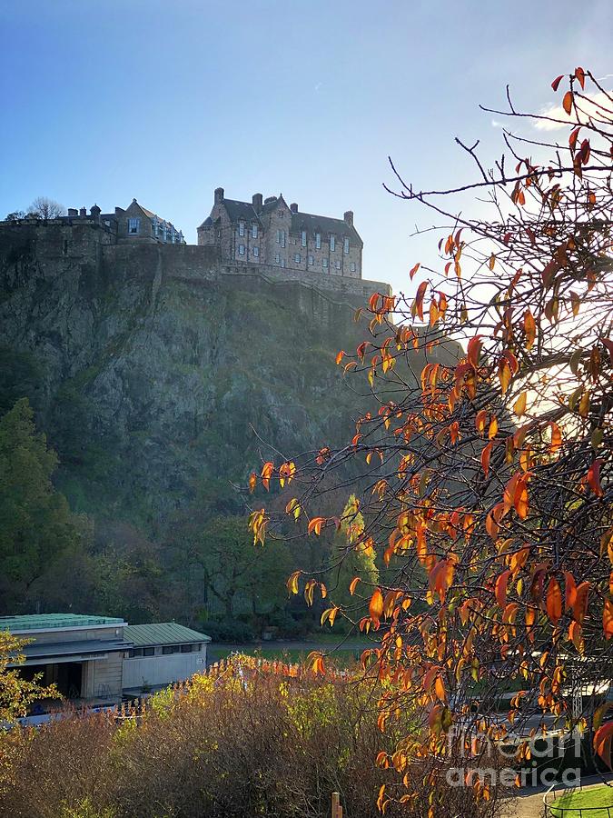 Edinburgh Castle from Princes Street Gardens 6 Photograph by Douglas ...