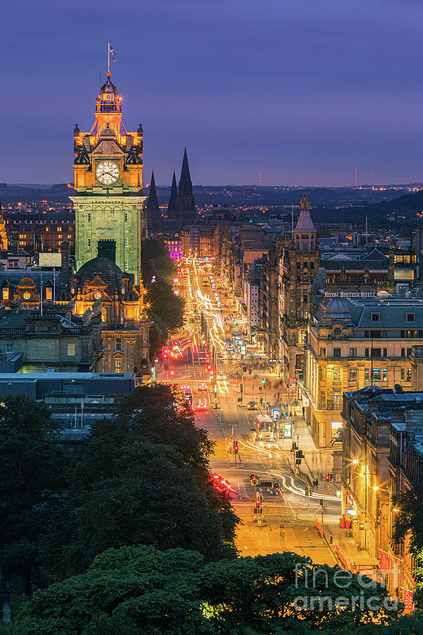 Edinburgh from Calton Hill 1 Photograph by Henk Meijer Photography