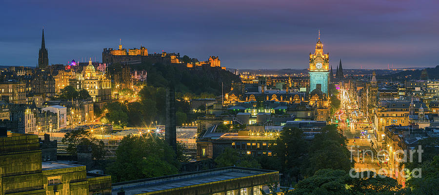 Edinburgh from Calton Hill 3 Photograph by Henk Meijer Photography