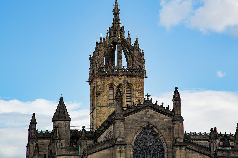 Edinburgh Gothic Cathedral Open Dome Detail Photograph by Cavan Images ...