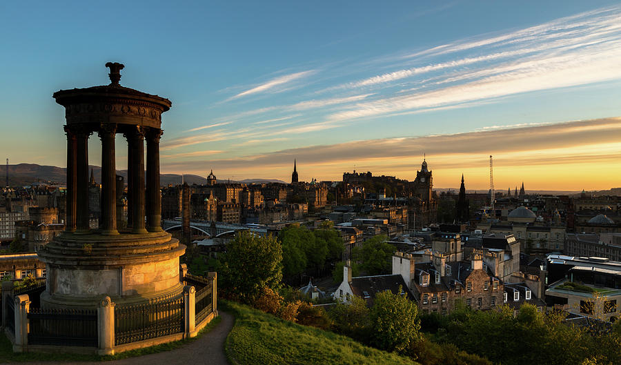 Edinburgh Skyline Photograph by Graham Mackay