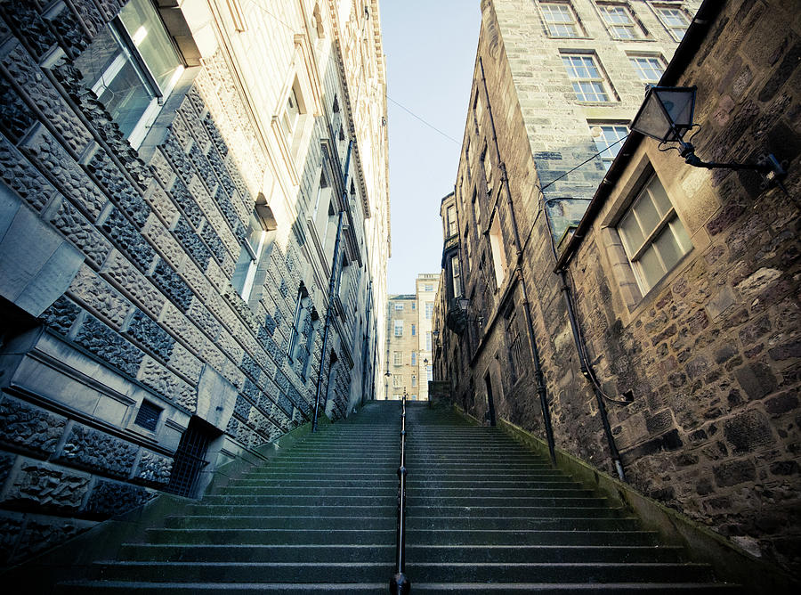 Edinburgh Stairs Photograph by © Finn Gonschior