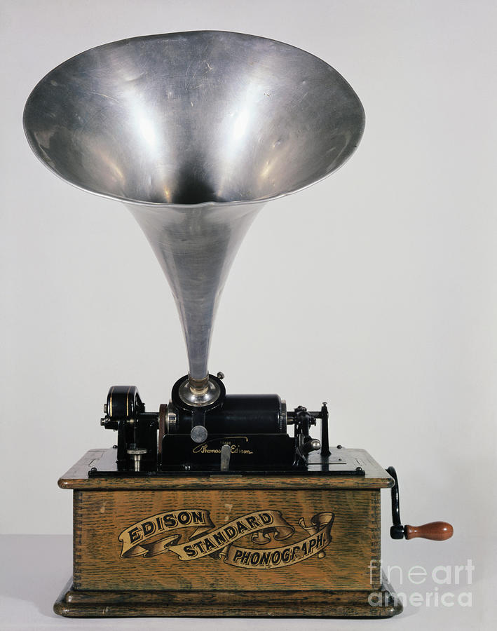 Edison Standard Phonograph Photograph by Bettmann