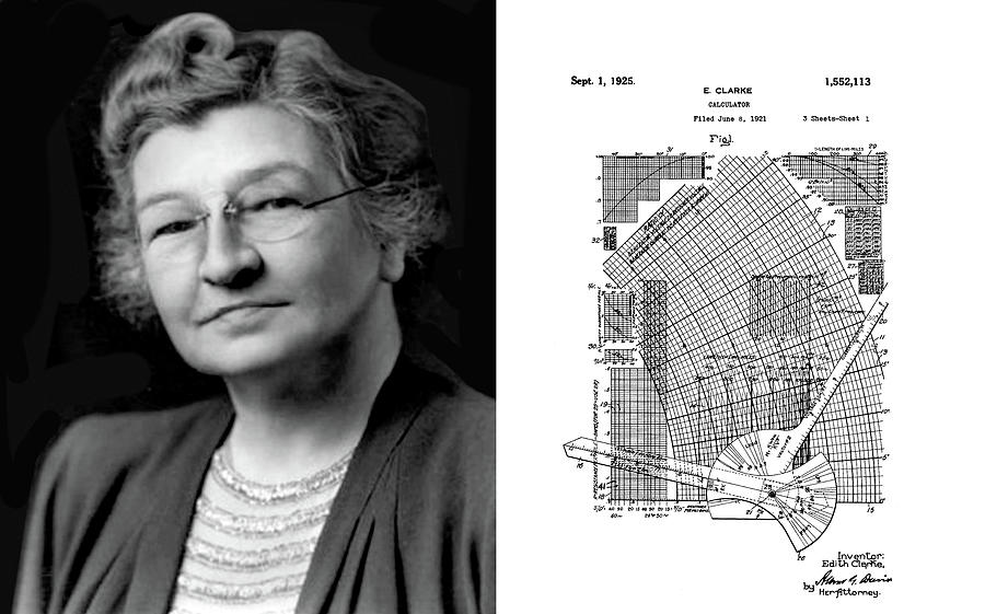 Calculator Photograph - Edith Clarke, American Electrical by Science Source