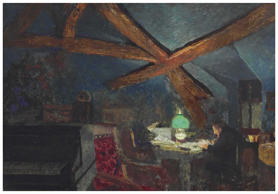 Edouard Vuillard  1868-1940  The Attic Of The Grangette In Valvins Painting