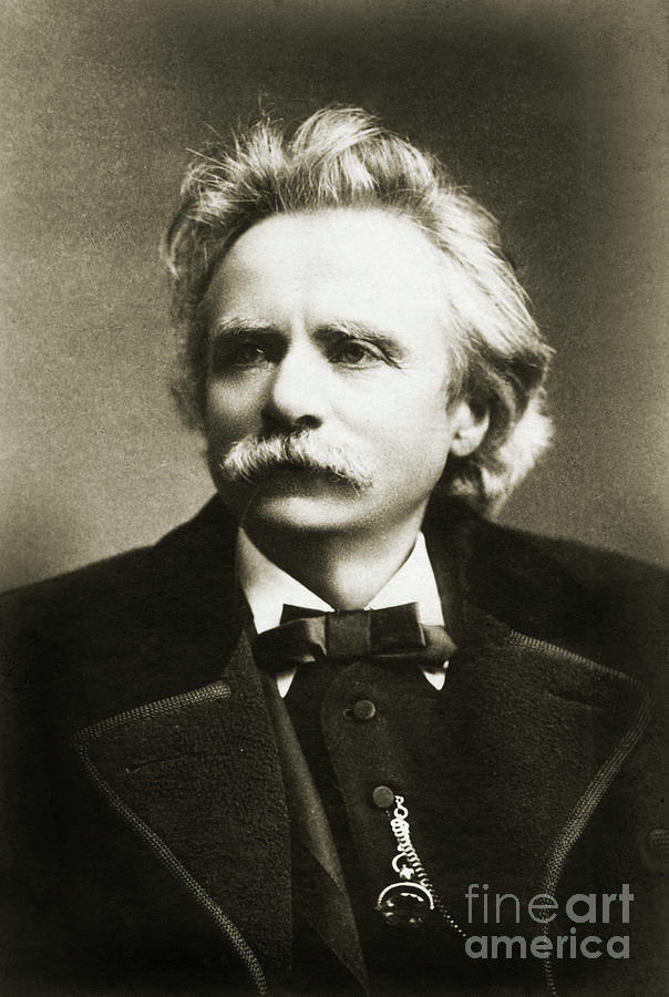 Edvard Grieg, Portrait Painting by European School