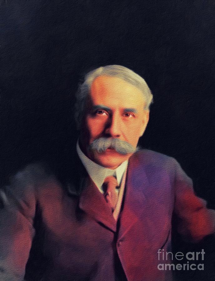 Edward Elgar, Music Legend Painting by Esoterica Art Agency - Fine Art ...