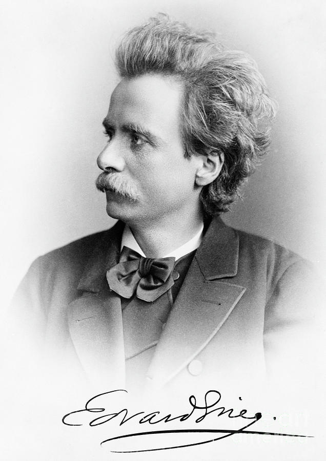 Edward Grieg In Head And Shoulders Shot Photograph by Bettmann