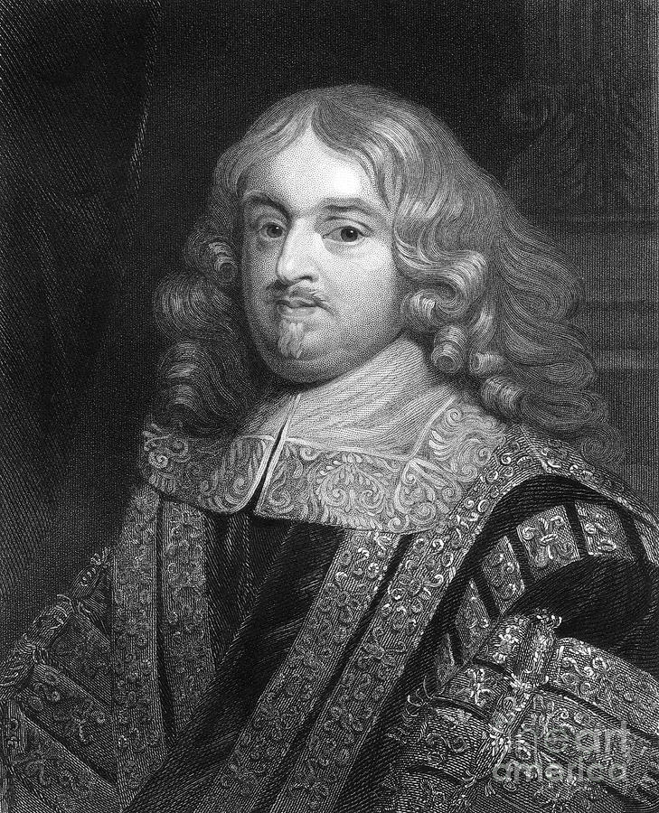 Edward Hyde, 1st Earl Of Clarendon Drawing by Print Collector