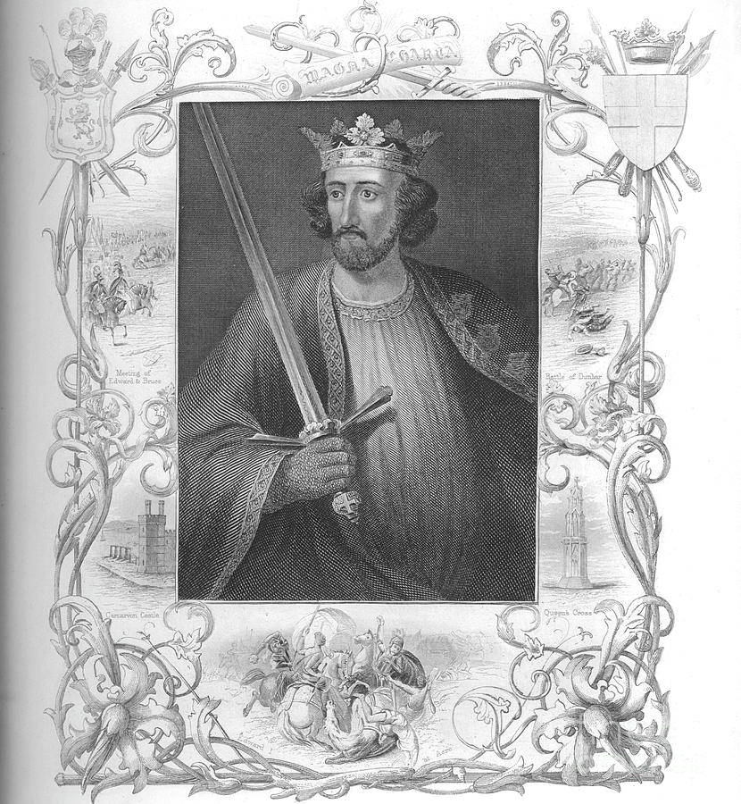 Edward I, 1859 Drawing by Print Collector