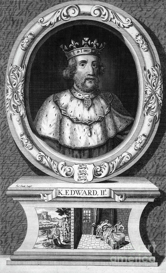 Edward II, King Of England. Artist Smith Drawing by Print Collector
